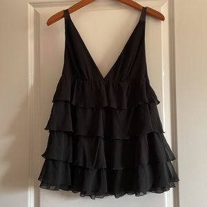 Victoria’s Secret NWT black ruffle babydoll